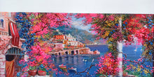 Load image into Gallery viewer, Amalfi painting,Italian painter &quot;Flowering on the coast&quot; original painter Ernesto De Michele
