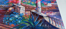 Load image into Gallery viewer, Amalfi painting,Italian painter &quot;Flowering on the coast&quot; original painter Ernesto De Michele
