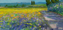 Load image into Gallery viewer, Tuscany painting by Biagio Chiesi painter &quot;A summer day&quot; original Italian Toscana landscape
