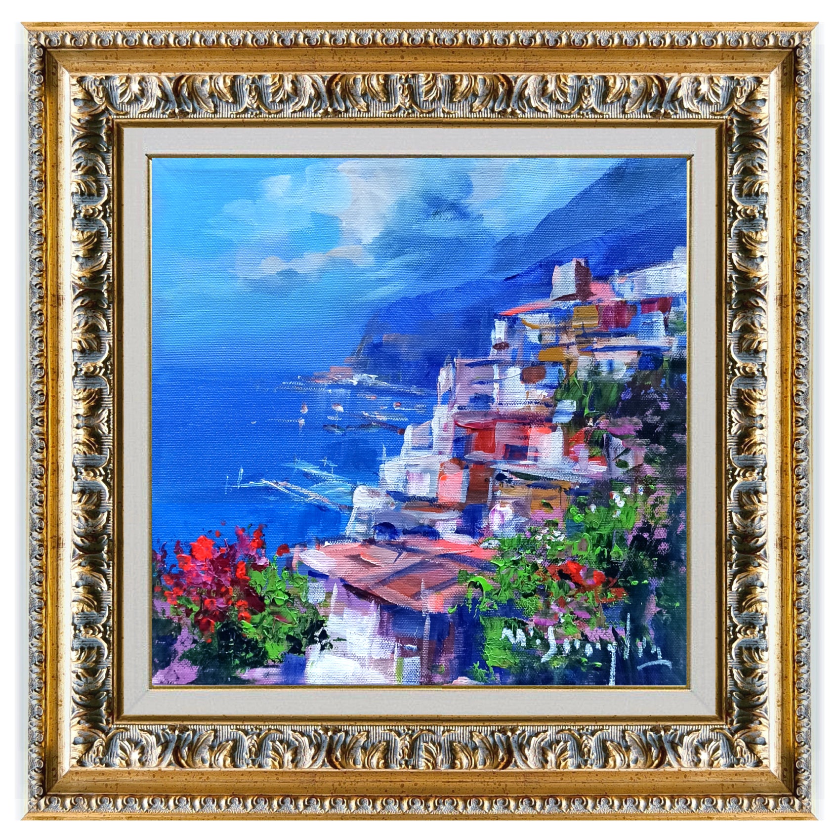 Amalfitan Coast painting,