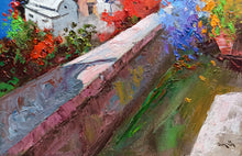 Load image into Gallery viewer, Positano painting by Andrea Borella painter &quot;Positano colors&quot; Italy seaside,original oil
