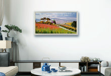 Load image into Gallery viewer, Tuscany painting Andrea Borella painter &quot;Old tuscan houses&quot; original landscape artwork Italy
