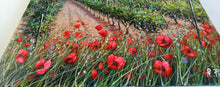 Load image into Gallery viewer, Tuscany painting landscape by Raimondo Pacini &quot;Flowering in the vineyard&quot; Toscana artwork impressionist oil canvas
