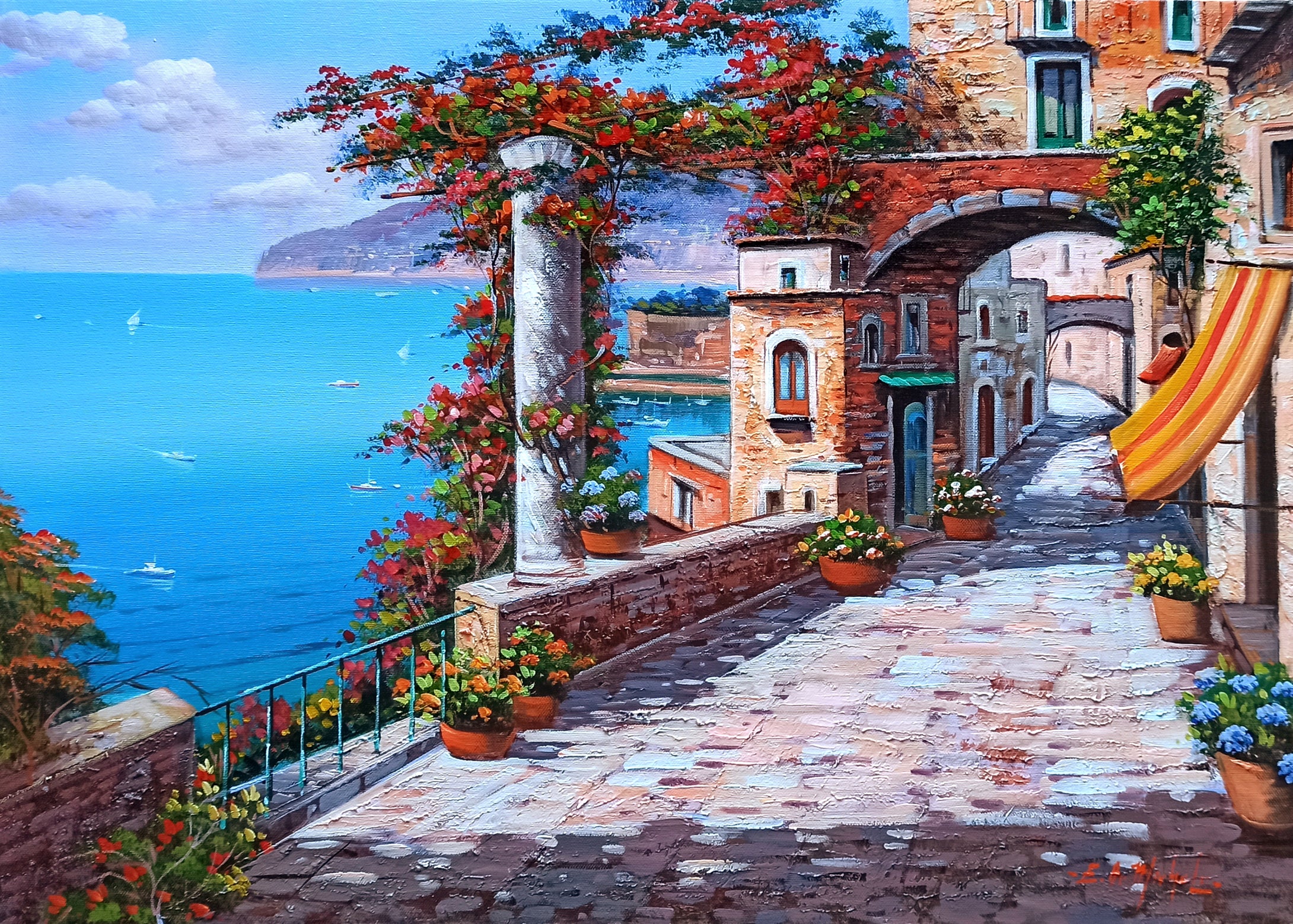 Sorrento painting canvas 