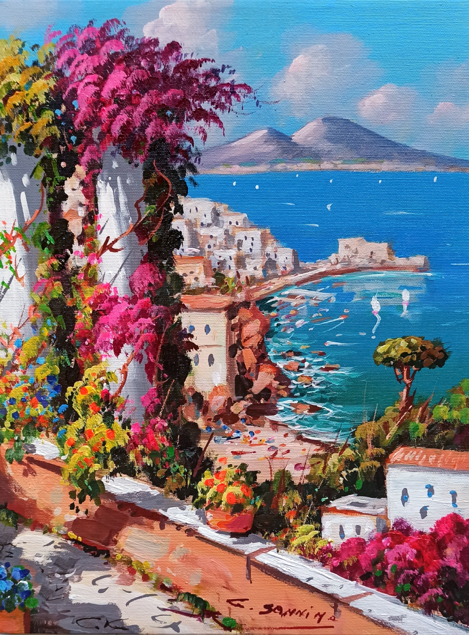 Naples painting by Gio Sannino painter 