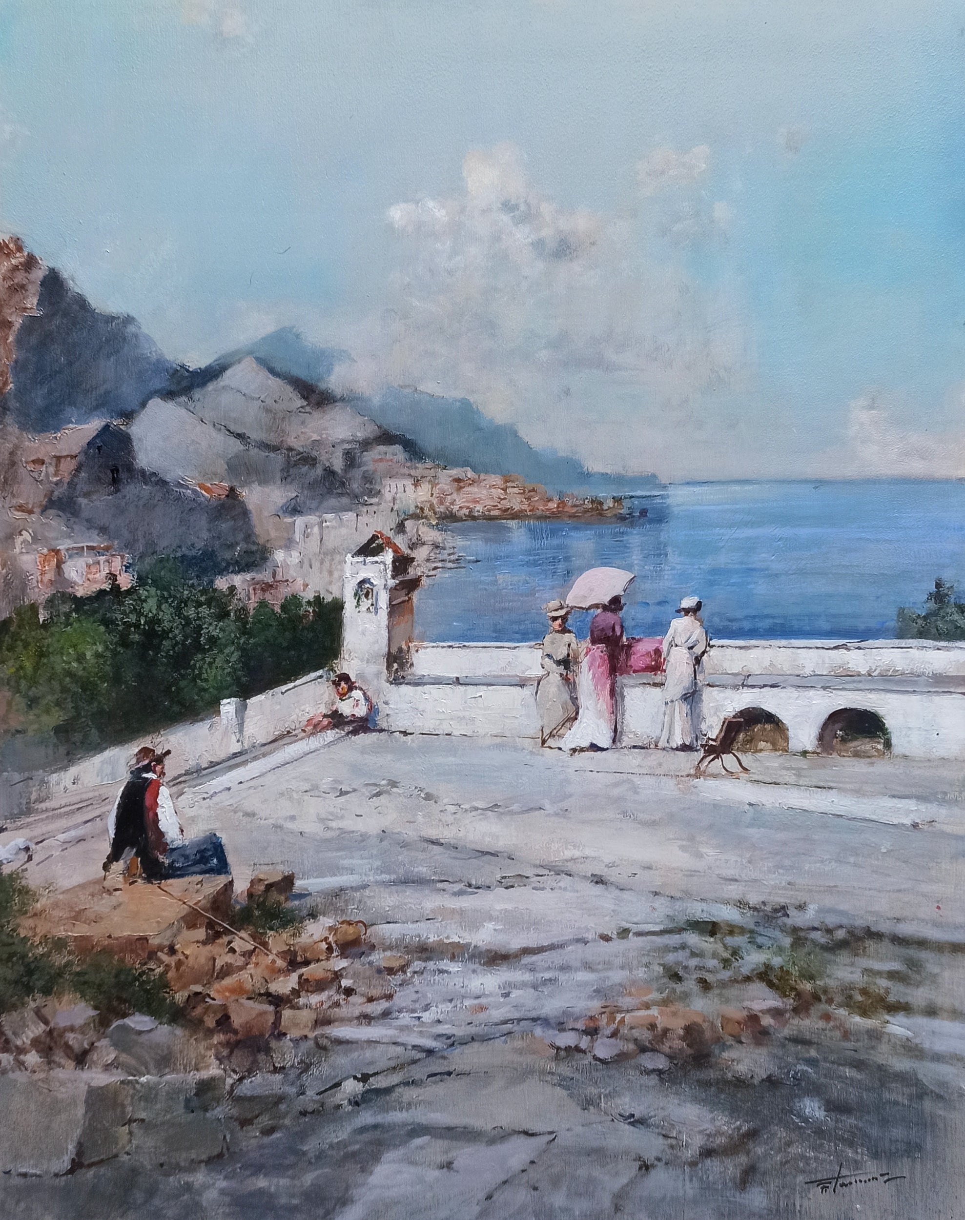 Amalfi painting by Francesco Tammaro painter 