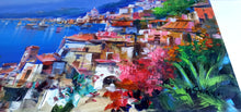 Load image into Gallery viewer, Amalfitan Coast painting ,by Mario Smeraglia &quot;Summer time&quot;, original,Italian seaside
