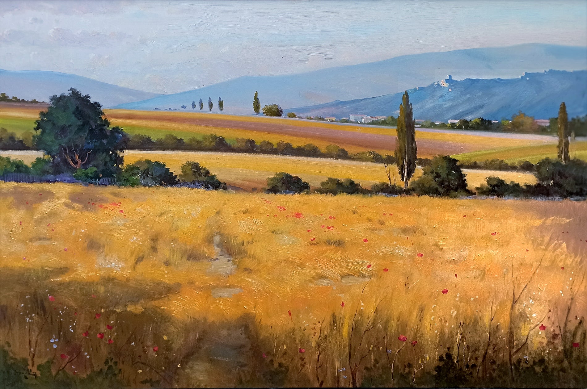 Tuscany painting,Italian painter Andrea Borella 