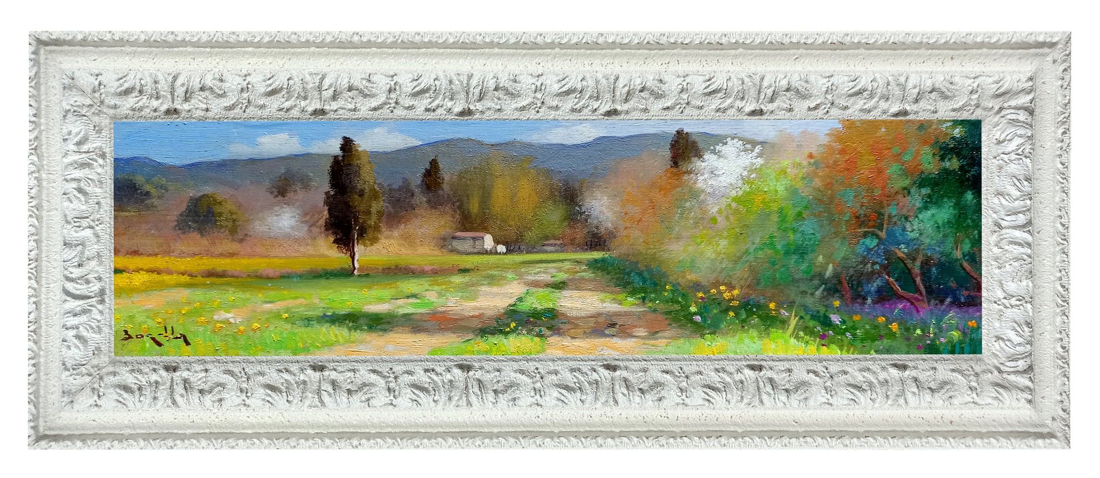 Tuscany painting Andrea Borella painter 