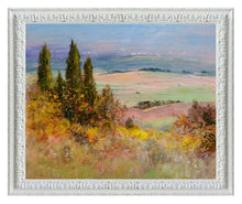 Load image into Gallery viewer, Tuscany painting Biagio Chiesi painter &quot;Autumn landscape&quot; original Italian artwork Toscana
