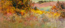 Load image into Gallery viewer, Tuscany painting Biagio Chiesi painter &quot;Autumn landscape&quot; original Italian artwork Toscana
