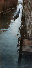 Load image into Gallery viewer, Painting Venice &quot;Under the bridge of Sighs&quot; original Antonio Sgarbossa 1945 certified Venezia
