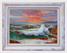 Load image into Gallery viewer, Sea painting Bruno Di Giulio &quot;Sea swell n*2 series&quot; oil canvas Italian painter
