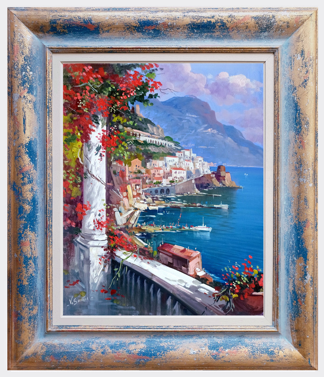 Amalfi painting Vincenzo Somma painter 