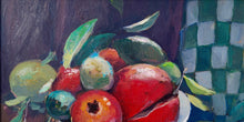 Load image into Gallery viewer, Still life painting by Riccardo Chirici&quot; Pomegranates&quot; realistic oil Italian original
