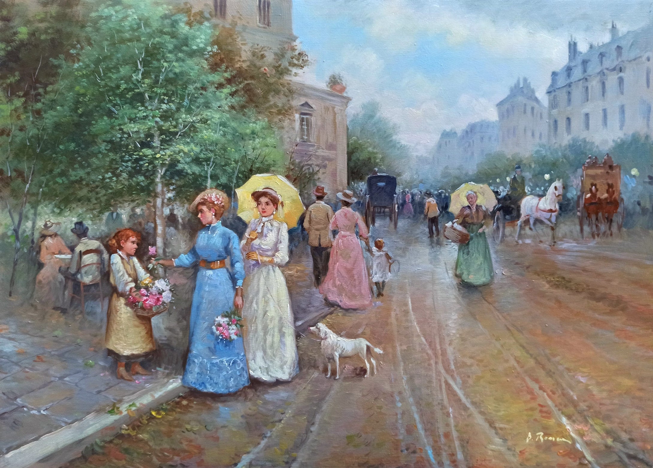 Paris France painting 