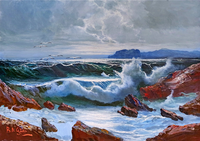 Sea swell painting n*5 series 